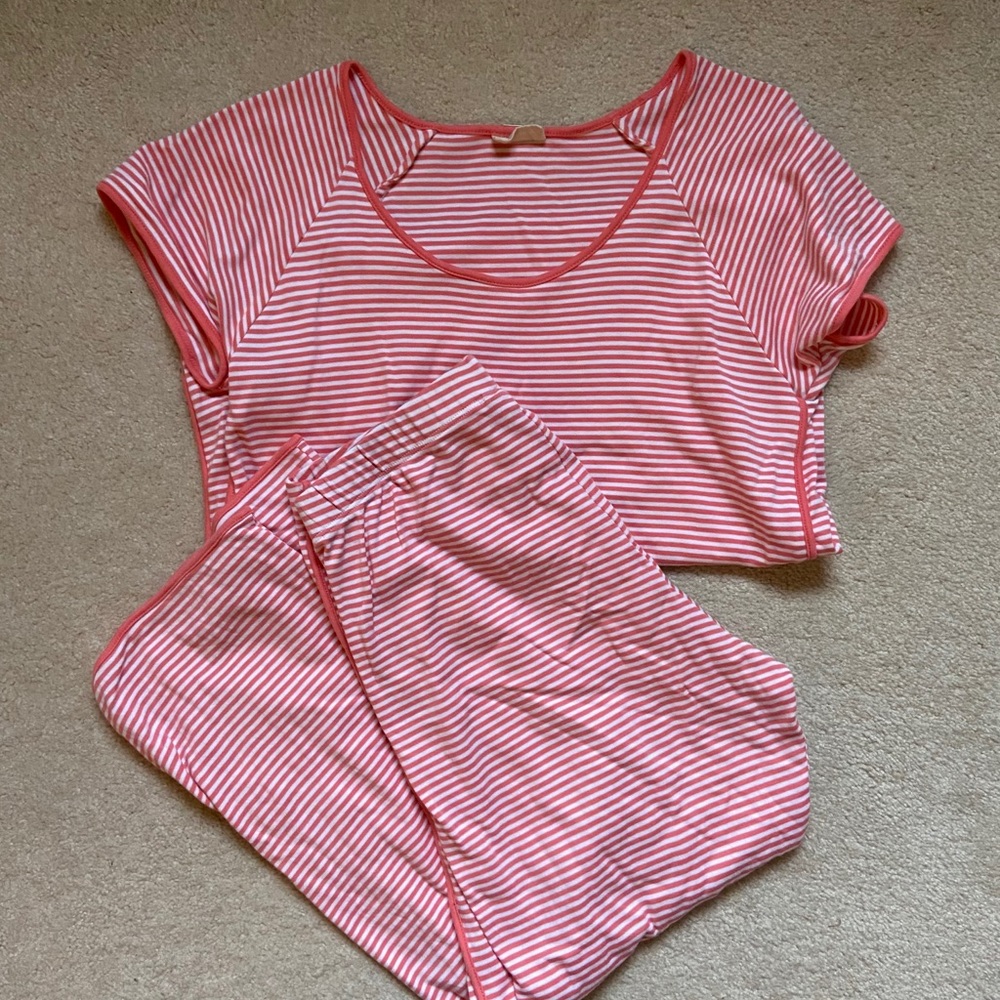 Lake pajamas short sleeve crop set